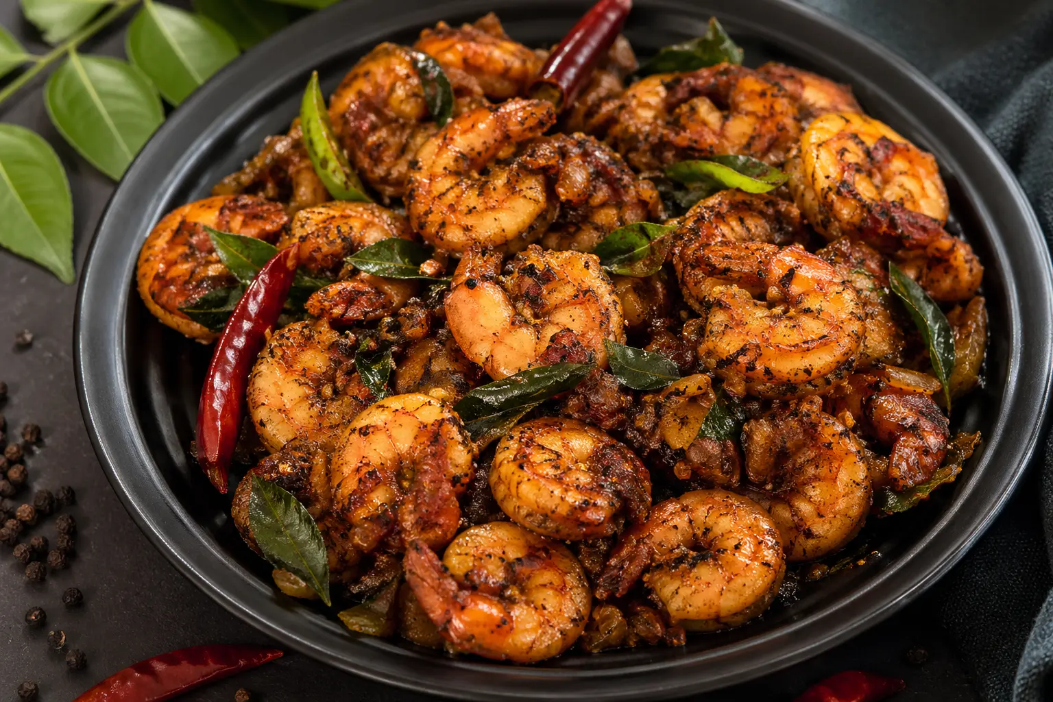 Best Shrimp Pepper Fry in Plano